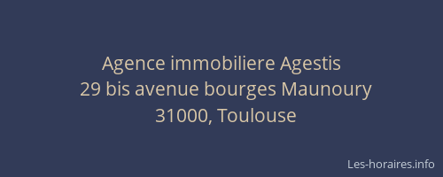 Agence immobiliere Agestis