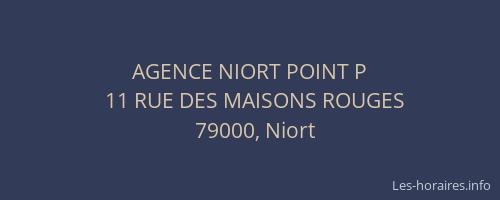 AGENCE NIORT POINT P