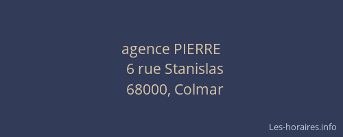 agence PIERRE