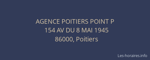 AGENCE POITIERS POINT P