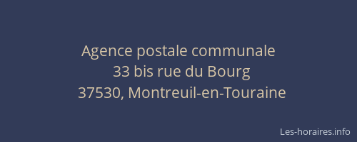 Agence postale communale