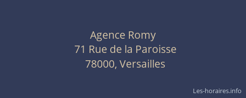 Agence Romy