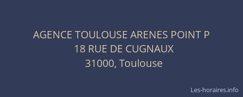 AGENCE TOULOUSE ARENES POINT P