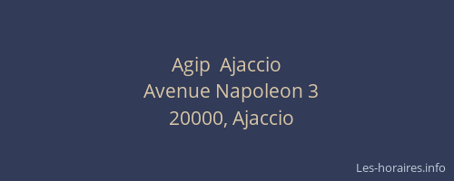 Agip  Ajaccio