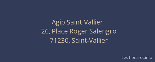 Agip Saint-Vallier