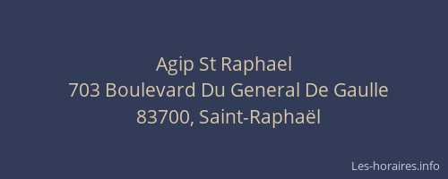 Agip St Raphael