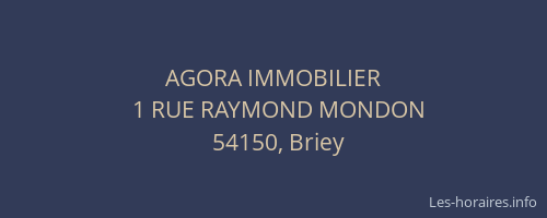 AGORA IMMOBILIER
