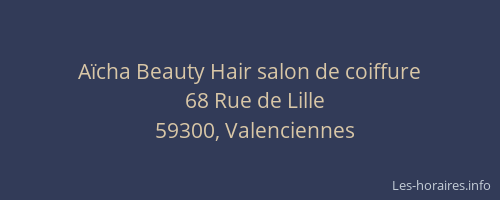 Aïcha Beauty Hair salon de coiffure