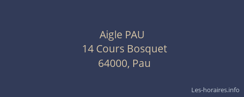 Aigle PAU