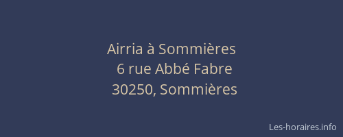 Airria à Sommières