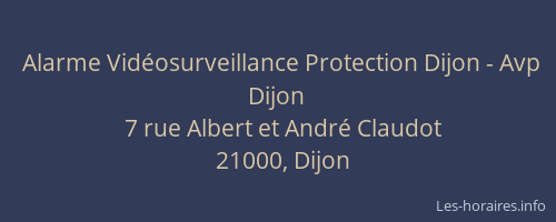 Alarme Vidéosurveillance Protection Dijon - Avp Dijon