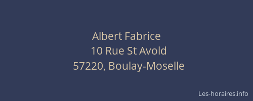 Albert Fabrice