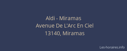 Aldi - Miramas