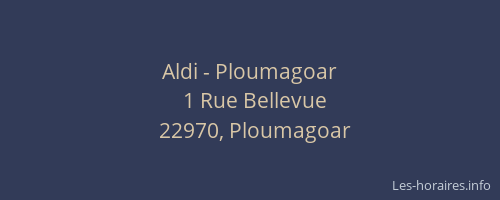Aldi - Ploumagoar