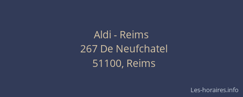 Aldi - Reims