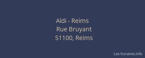 Aldi - Reims