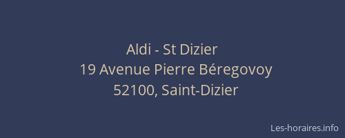 Aldi - St Dizier