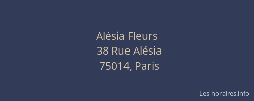 Alésia Fleurs