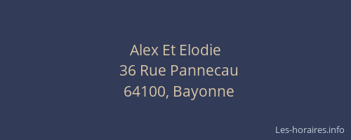 Alex Et Elodie