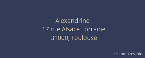 Alexandrine