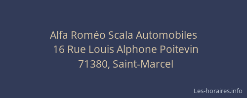 Alfa Roméo Scala Automobiles