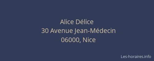 Alice Délice
