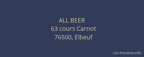 ALL BEER