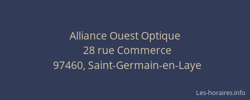 Alliance Ouest Optique