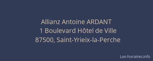 Allianz Antoine ARDANT