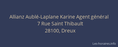 Allianz Aublé-Laplane Karine Agent général