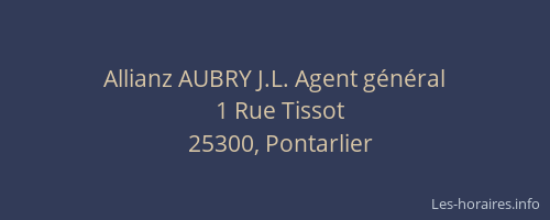 Allianz AUBRY J.L. Agent général
