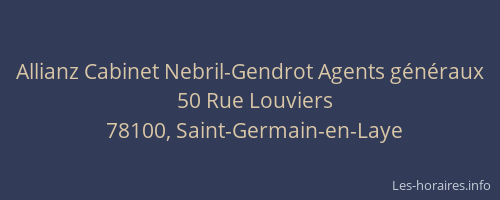 Allianz Cabinet Nebril-Gendrot Agents généraux