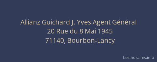 Allianz Guichard J. Yves Agent Général
