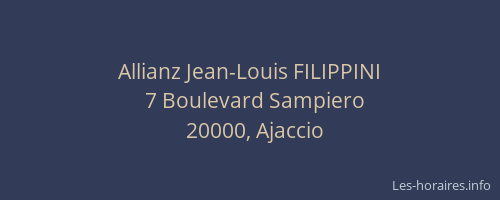 Allianz Jean-Louis FILIPPINI