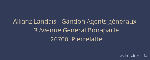 Allianz Landais - Gandon Agents généraux