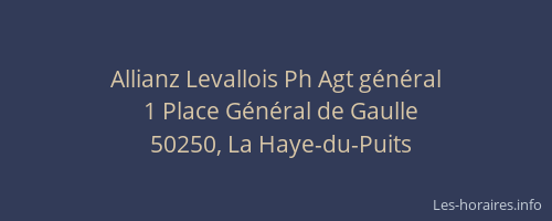 Allianz Levallois Ph Agt général