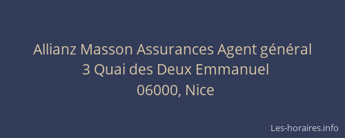 Allianz Masson Assurances Agent général