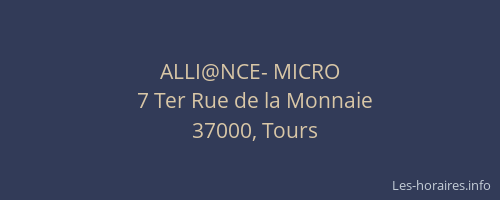 ALLI@NCE- MICRO