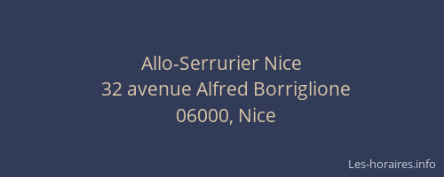 Allo-Serrurier Nice