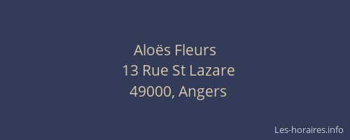 Aloës Fleurs