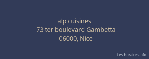 alp cuisines