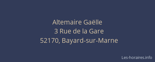Altemaire Gaëlle