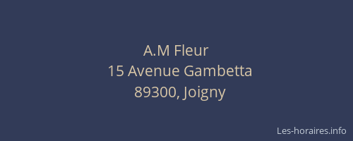 A.M Fleur