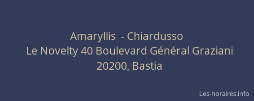 Amaryllis  - Chiardusso