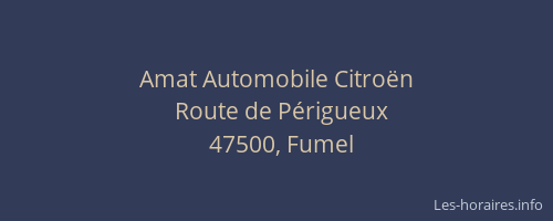 Amat Automobile Citroën