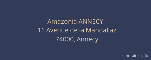 Amazonia ANNECY