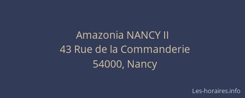 Amazonia NANCY II