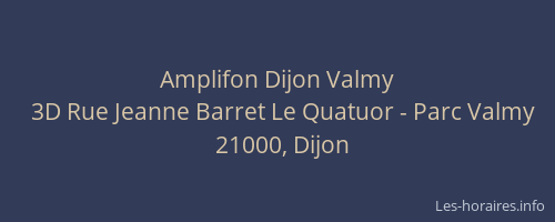 Amplifon Dijon Valmy