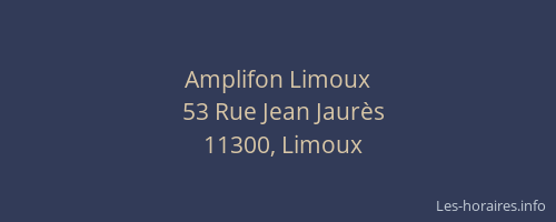 Amplifon Limoux