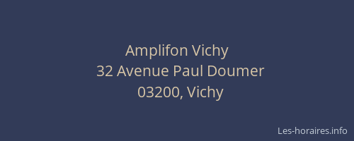Amplifon Vichy